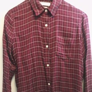 Isabel Marant Etoile Prune Plaid Shirt